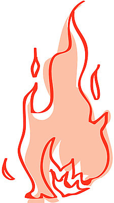 EPS 클립아트 일러스트 자연 불 풍경 사람없음 화재 연소 국내일러스트 자연요소 사건 생태계 파일형식 벡터