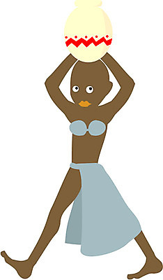 EPS 클립아트 외국인 여자 남자 외국문화 흑인 일러스트 아프리카 한명 사람 인종 20대 성인 원주민 아프리카인 물동이 청년만 성인만 국내일러스트 서양인 1 나라 문화 청년 파일형식 벡터