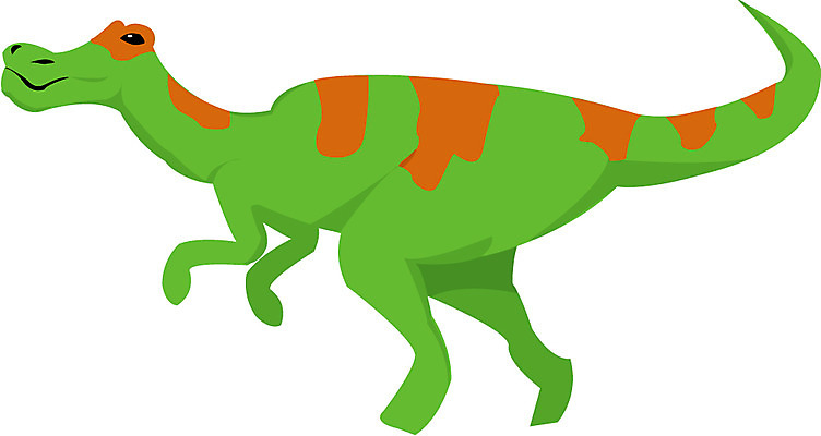 EPS 클립아트 동물 척추동물 한마리 일러스트 파충류 사람없음 공룡 고생물 육식공룡 힙실로포돈 국내일러스트 1 생물 파일형식 벡터