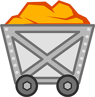 EPS 육상교통 일러스트 사람없음 수레 기차 갱도 석탄 탄광 국내일러스트 교통수단 대중교통 카트 광업 파일형식 벡터