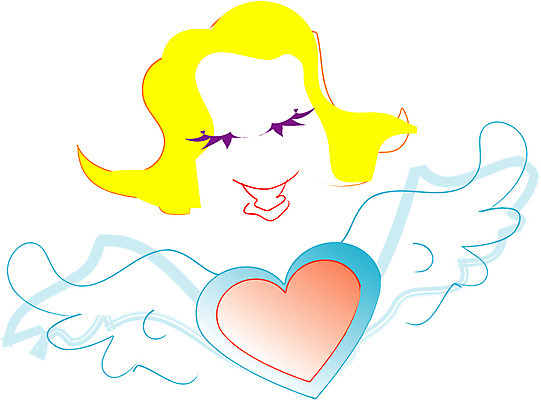 EPS 클립아트 일러스트 상상 천사 요정 꼬마요정 가상인물 국내일러스트 파일형식 벡터