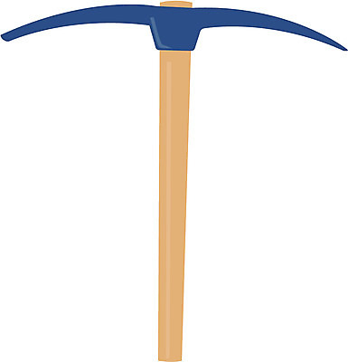 EPS 건축 일러스트 사람없음 공구 오브젝트 곡괭이 괭이 국내일러스트 도구 파일형식 벡터