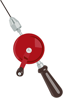 EPS 일러스트 사람없음 도구 공구 드릴 오브젝트 핸드드릴 국내일러스트 파일형식 벡터