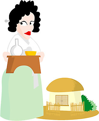 EPS 클립아트 한국문화 한국전통 여자 일러스트 한명 사람 동양인 인종 20대 성인 한국인 전통의상 한복 술상 주막 주모 주점 여자만 여자한명만 성인여자만 청년만 청년여자만 성인한명만 청년여자한명만 성인여자한명만 성인만 국내일러스트 1 동양문화 전통 한국 청년 술집 주인 파일형식 벡터