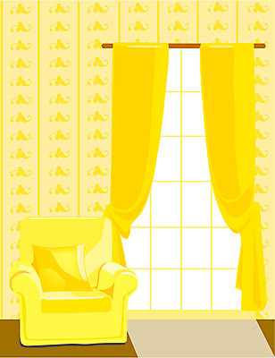EPS 클립아트 가구 거실 의자 일러스트 창문 사람없음 소파 햇빛 커튼 안락의자 국내일러스트 생활용품 태양 파일형식 벡터