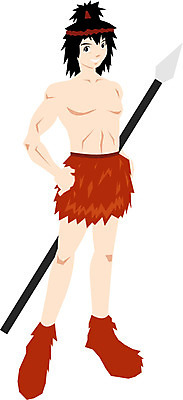 EPS 전신 클립아트 외국인 남자 창 무기 컨셉 일러스트 한명 사람 20대 성인 원시인 타잔 테마 남자만 남자한명만 성인남자만 청년만 청년남자만 청년남자한명만 성인한명만 성인남자한명만 성인만 국내일러스트 1 인종 청년 파일형식 벡터