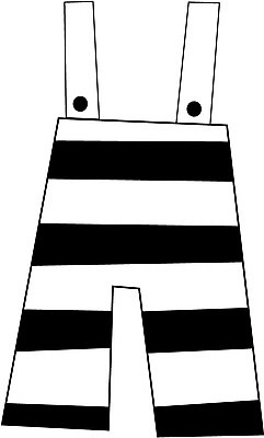 EPS 클립아트 옷 어린이 일러스트 바지 사람없음 줄무늬 죄수 어린이만 국내일러스트 무늬 하의 사람 파일형식 벡터