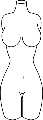 EPS 클립아트 여자 신체 일러스트 사람없음 신체부위 누드 가슴 토르소 여자만 국내일러스트 사람 조각작품 파일형식 벡터