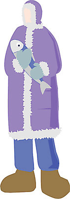 EPS 전신 클립아트 외국인 유럽 외국문화 일러스트 한명 서기 사람 인종 극지방 북극 에스키모 국내일러스트 1 나라 문화 모션 지역 파일형식 벡터