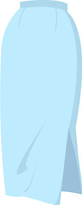 EPS 클립아트 옷 일러스트 사람없음 치마 여성용품 롱스커트 국내일러스트 하의 오브젝트 파일형식 벡터