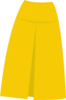 EPS 클립아트 옷 일러스트 사람없음 치마 여성용품 롱스커트 국내일러스트 하의 오브젝트 파일형식 벡터