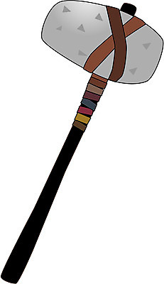 EPS 창 무기 일러스트 사람없음 장비 전쟁 도끼 돌도끼 국내일러스트 유물 파일형식 벡터