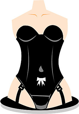 EPS 클립아트 옷 여자 일러스트 사람없음 속옷 마네킹 바디슈트 여성속옷 여자만 국내일러스트 사람 파일형식 벡터
