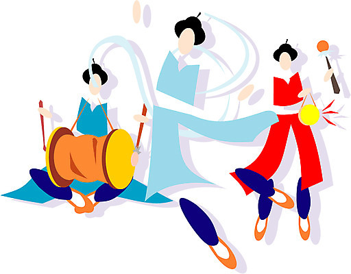 EPS 전신 클립아트 한국문화 한국전통 남자 문화 예술 일러스트 놀이 타악기 국악기 사람 세명 전통놀이 공연 사물놀이 전통공연 장구 징 상모 농악대 남자만 국내일러스트 동양문화 전통 악기 한국 국악 이벤트 파일형식 벡터