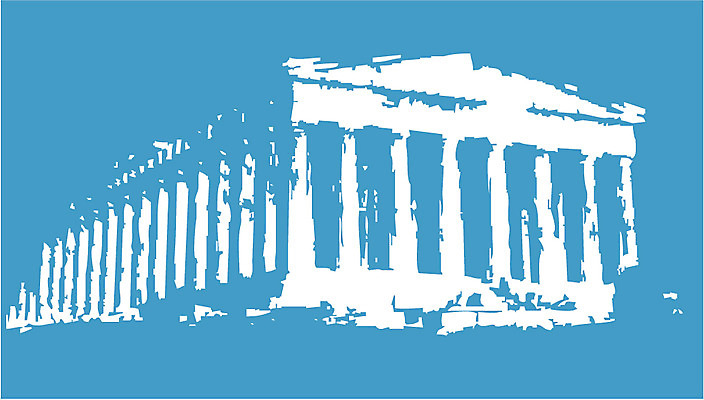 EPS 클립아트 시설물 건축 유럽 문화 컬러 외국문화 여행 고건축 유적 일러스트 유적지 유럽건축 신전 사람없음 파란색 기둥 그리스 파르테논신전 국내일러스트 전통 건축물 나라 서양건축 파일형식 벡터