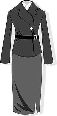 EPS 클립아트 옷 여자 상의 일러스트 하의 정장 사람없음 치마 외투 여성복 투피스 여자만 국내일러스트 사람 파일형식 벡터