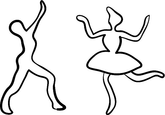 EPS 클립아트 여자 남자 일러스트 사람 사람없음 두명 댄서 춤 발레 발레리나 발레리노 국내일러스트 직업 문화예술 파일형식 벡터