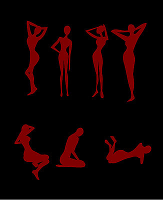 EPS 클립아트 여자 실루엣 일러스트 사람 여러명 뷰티 섹시 유혹 도발 유흥업소 여자만 국내일러스트 다수 컨셉 촬영기법 파일형식 벡터