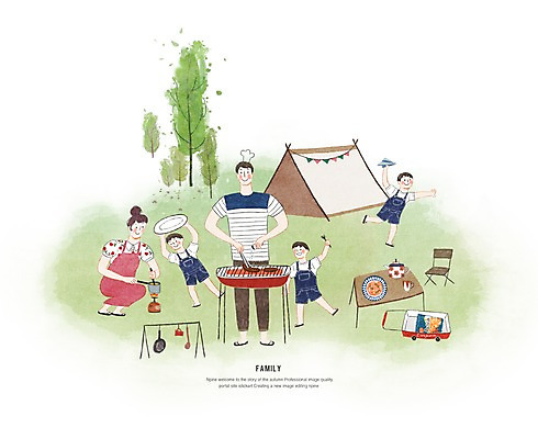 주간 PSD 접시 여자 남자 어린이 여행 의자 일러스트 가족 탁자 휴가 함께함 여름방학 텐트 캠핑도구 육류 사람 여러명 성인 야외 기쁨 캠핑 체험학습 체험 그릴 바비큐 굽기 즐거움 삼둥이 국내일러스트 자연요소 식기 감정 음식 가구 다수 컨셉 식재료 관계 주방용품 레저 방학 도구 구이 파일형식 여름_계절