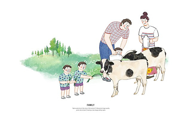 주간 PSD 여자 남자 어린이 여행 두마리 일러스트 가족 휴가 함께함 여름방학 사람 여러명 성인 야외 가축 목장 기쁨 캠핑 체험학습 체험 젖소 즐거움 삼둥이 국내일러스트 자연요소 동물 감정 다수 컨셉 2 관계 레저 방학 소 파일형식 여름_계절