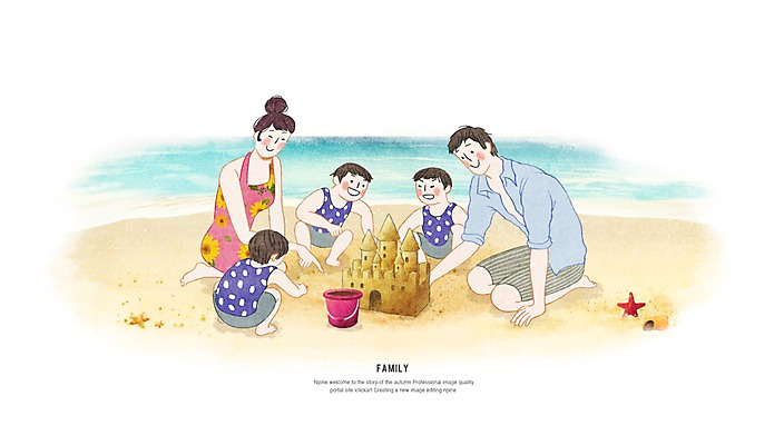 주간 PSD 여자 남자 어린이 여행 일러스트 가족 휴가 함께함 여름방학 사람 여러명 성인 해변 야외 모래사장 바구니 기쁨 캠핑 체험학습 체험 즐거움 모래성 삼둥이 국내일러스트 자연요소 감정 모래 바다 다수 컨셉 관계 레저 방학 파일형식 여름_계절