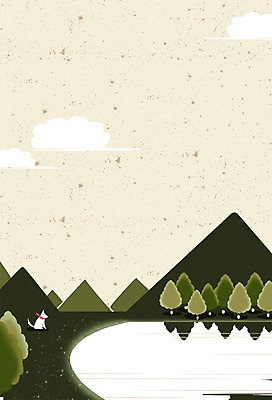 PSD 나무 동물 구름 호수 백그라운드 일러스트 자연 산 사람없음 물 개 국내일러스트 자연요소 식물 포유류 생태계 파일형식