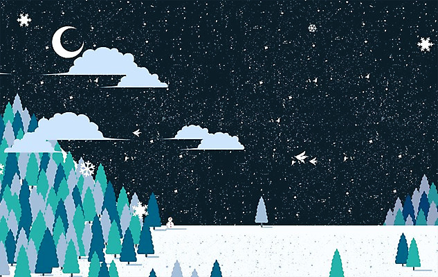 PSD 나무 구름 계절 별 백그라운드 겨울 일러스트 자연 눈사람 조류 밤하늘 하늘 사람없음 달 눈 겨울배경 국내일러스트 자연요소 식물 동물 날씨 야간 생태계 파일형식