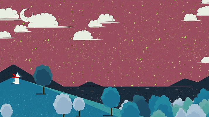 PSD 나무 동물 구름 백그라운드 일러스트 자연 밤하늘 하늘 산 해변 사람없음 달 개 숲 언덕 밤바다 국내일러스트 자연요소 식물 바다 포유류 야간 생태계 파일형식