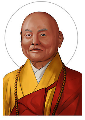 PSD 남자 일러스트 한명 사람 동양인 상반신 성인 한국인 승려 과거 위인 혜초 남자만 남자한명만 성인남자만 성인만 국내일러스트 1 컨셉 인종 성직자 파일형식