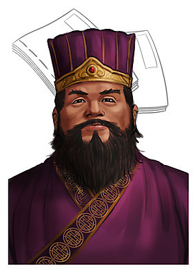 PSD 남자 일러스트 한명 사람 동양인 상반신 성인 책 중국인 과거 위인 동탁 남자만 남자한명만 성인남자만 성인만 국내일러스트 외국인 1 컨셉 인종 정치가 파일형식