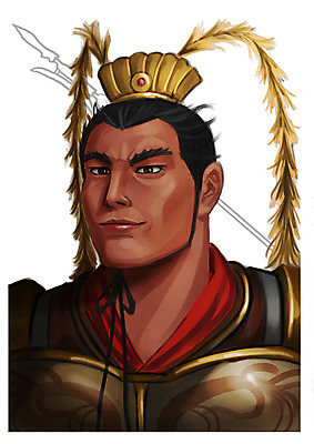 PSD 남자 창 일러스트 한명 사람 동양인 상반신 성인 중국인 과거 위인 장군 여포 남자만 남자한명만 성인남자만 성인만 삼국지 국내일러스트 외국인 직업 1 무기 컨셉 인종 중국 역사 파일형식