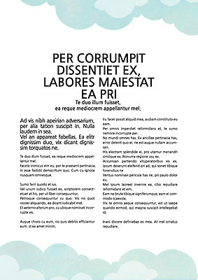 구름 템플릿 내지 사람없음 프레젠테이션 문서템플릿 서식 레이아웃 문서 제안서 이미지템플릿 AI파일 자연요소 파일형식 벡터