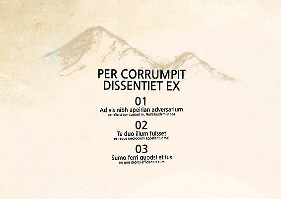 템플릿 내지 붓터치 산 사람없음 프레젠테이션 문서템플릿 서식 레이아웃 문서 제안서 목차 이미지템플릿 AI파일 파일형식 벡터