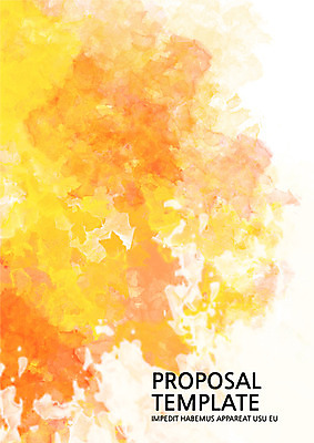 템플릿 표지 사람없음 물감 프레젠테이션 문서템플릿 서식 레이아웃 문서 번짐 제안서 이미지템플릿 AI파일 미술도구 파일형식 벡터 효과