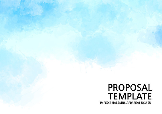 템플릿 표지 수채화 사람없음 물감 프레젠테이션 문서템플릿 서식 레이아웃 문서 번짐 제안서 이미지템플릿 AI파일 미술도구 파일형식 벡터 효과