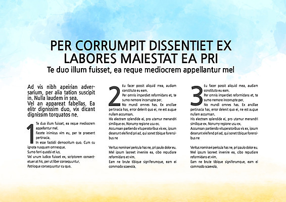 템플릿 내지 수채화 사람없음 물감 프레젠테이션 문서템플릿 서식 레이아웃 문서 번짐 제안서 이미지템플릿 AI파일 미술도구 파일형식 벡터 효과