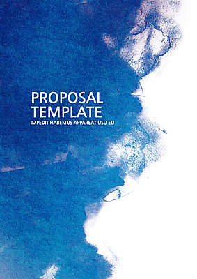 템플릿 표지 컬러 사람없음 파란색 물감 프레젠테이션 문서템플릿 서식 레이아웃 문서 번짐 제안서 이미지템플릿 AI파일 미술도구 파일형식 벡터 효과