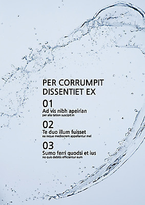 템플릿 내지 사람없음 물 물방울 프레젠테이션 문서템플릿 서식 레이아웃 문서 튀는물 제안서 목차 이미지템플릿 AI파일 자연요소 액체표현 스플래쉬 파일형식 벡터