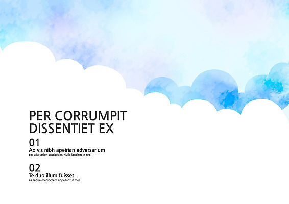 구름 템플릿 내지 사람없음 프레젠테이션 문서템플릿 서식 레이아웃 문서 제안서 목차 이미지템플릿 AI파일 자연요소 파일형식 벡터