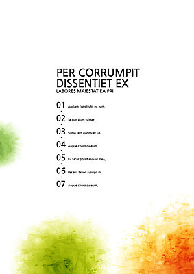 템플릿 내지 사람없음 물감 프레젠테이션 문서템플릿 서식 레이아웃 문서 번짐 제안서 목차 이미지템플릿 AI파일 미술도구 파일형식 벡터 효과