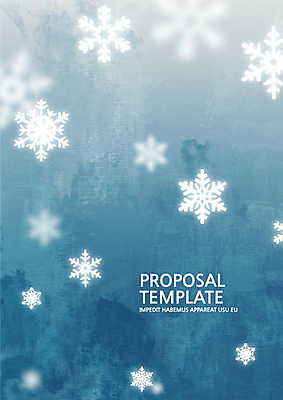 템플릿 표지 사람없음 눈송이 프레젠테이션 문서템플릿 서식 레이아웃 문서 제안서 이미지템플릿 AI파일 눈_날씨 파일형식 벡터