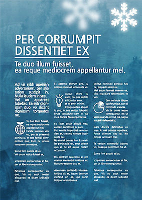 템플릿 내지 사람없음 눈송이 프레젠테이션 문서템플릿 서식 레이아웃 문서 제안서 이미지템플릿 AI파일 눈_날씨 파일형식 벡터