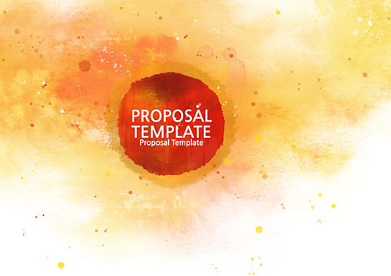 템플릿 표지 수채화 사람없음 물감 프레젠테이션 문서템플릿 서식 레이아웃 문서 번짐 제안서 이미지템플릿 AI파일 미술도구 파일형식 벡터 효과