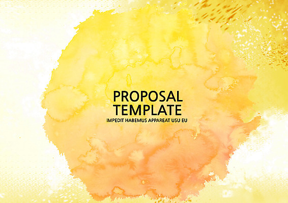 템플릿 표지 수채화 사람없음 물감 프레젠테이션 문서템플릿 서식 레이아웃 문서 번짐 제안서 이미지템플릿 AI파일 미술도구 파일형식 벡터 효과