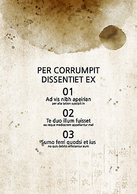 템플릿 내지 사람없음 먹 프레젠테이션 한지 문서템플릿 서식 레이아웃 문서 번짐 제안서 목차 이미지템플릿 AI파일 종이 서예 파일형식 벡터 효과