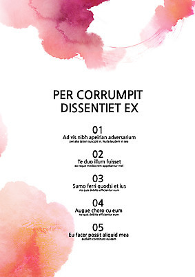 템플릿 내지 사람없음 물감 프레젠테이션 문서템플릿 서식 레이아웃 문서 번짐 제안서 목차 이미지템플릿 AI파일 미술도구 파일형식 벡터 효과