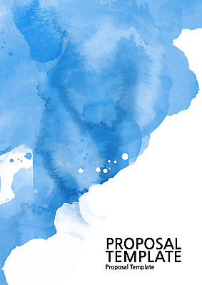 템플릿 표지 사람없음 물감 프레젠테이션 문서템플릿 서식 레이아웃 문서 번짐 제안서 이미지템플릿 AI파일 미술도구 파일형식 벡터 효과