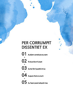 템플릿 내지 사람없음 물감 프레젠테이션 문서템플릿 서식 레이아웃 문서 번짐 제안서 목차 이미지템플릿 AI파일 미술도구 파일형식 벡터 효과