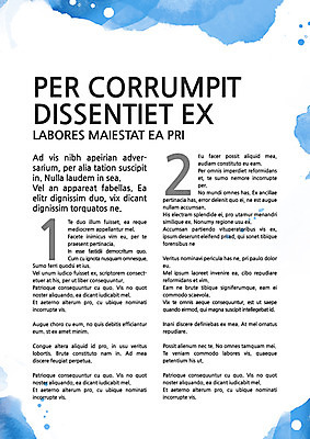 템플릿 내지 사람없음 물감 프레젠테이션 문서템플릿 서식 레이아웃 문서 번짐 제안서 이미지템플릿 AI파일 미술도구 파일형식 벡터 효과