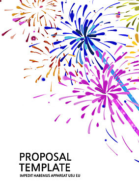 템플릿 표지 불꽃놀이 사람없음 프레젠테이션 문서템플릿 서식 레이아웃 문서 제안서 이미지템플릿 AI파일 놀이 파일형식 벡터